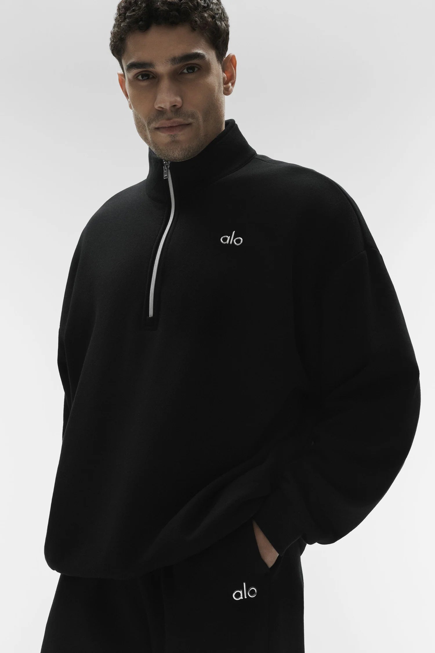 Alo Yoga Accolade Quarter Zip Pullover Sweatshirt - Multiple Colors Available