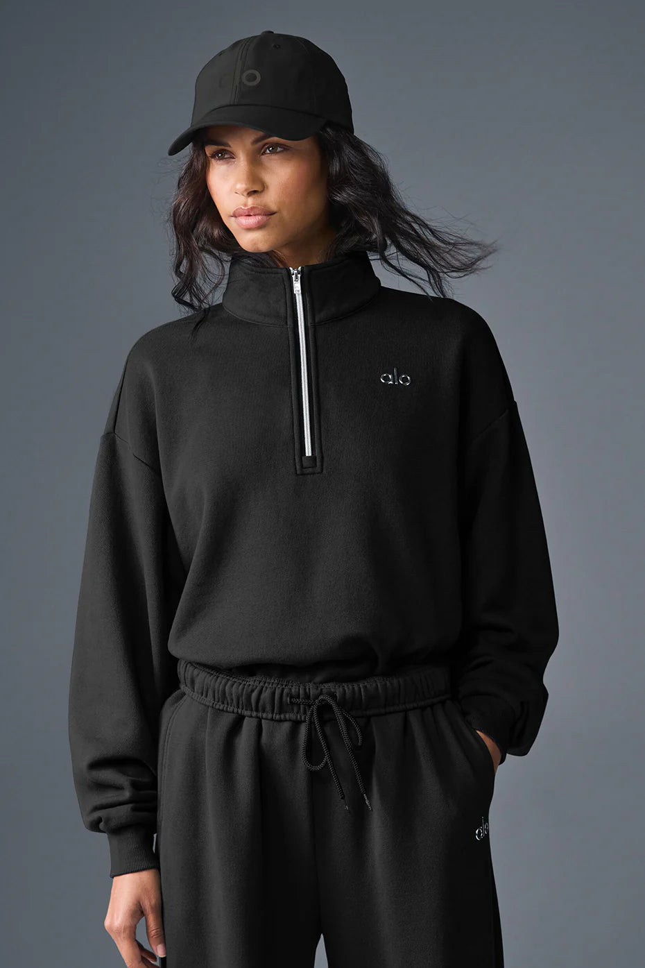 Alo Yoga Accolade Quarter Zip Pullover Sweatshirt - Multiple Colors Available