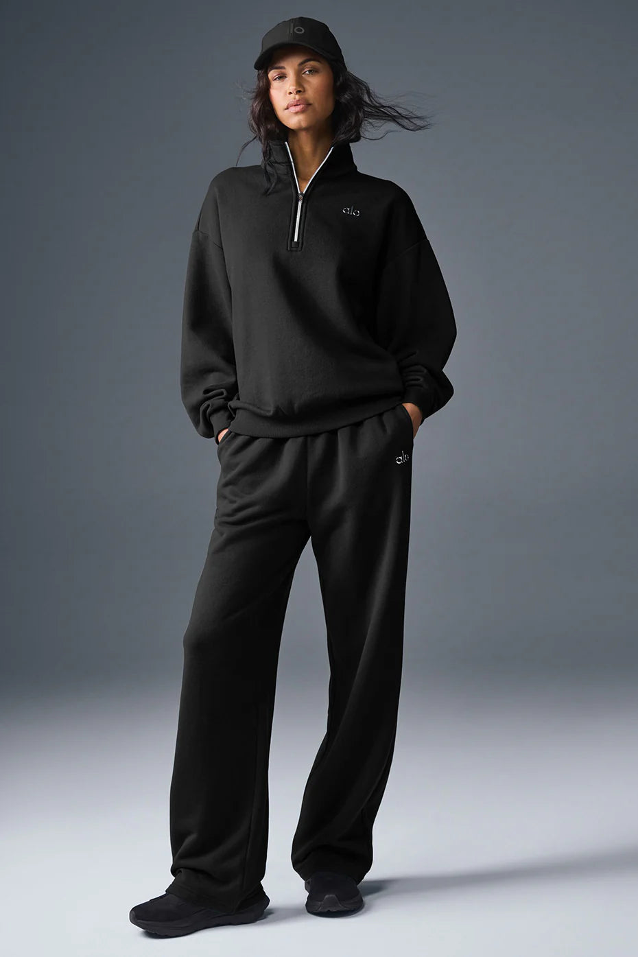 Alo Yoga Accolade Quarter Zip Pullover Sweatshirt - Multiple Colors Available