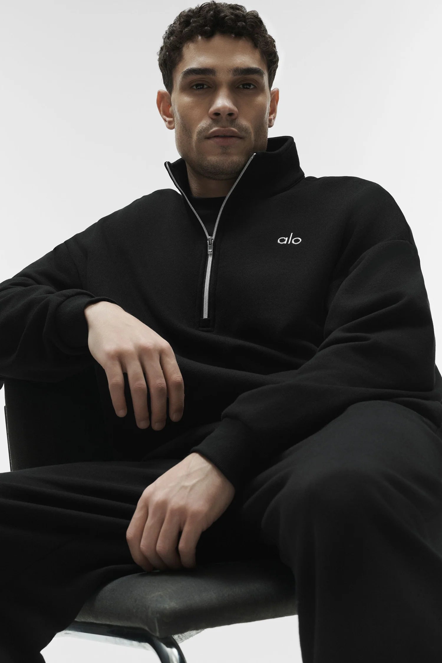 Alo Yoga Accolade Quarter Zip Pullover Sweatshirt - Multiple Colors Available
