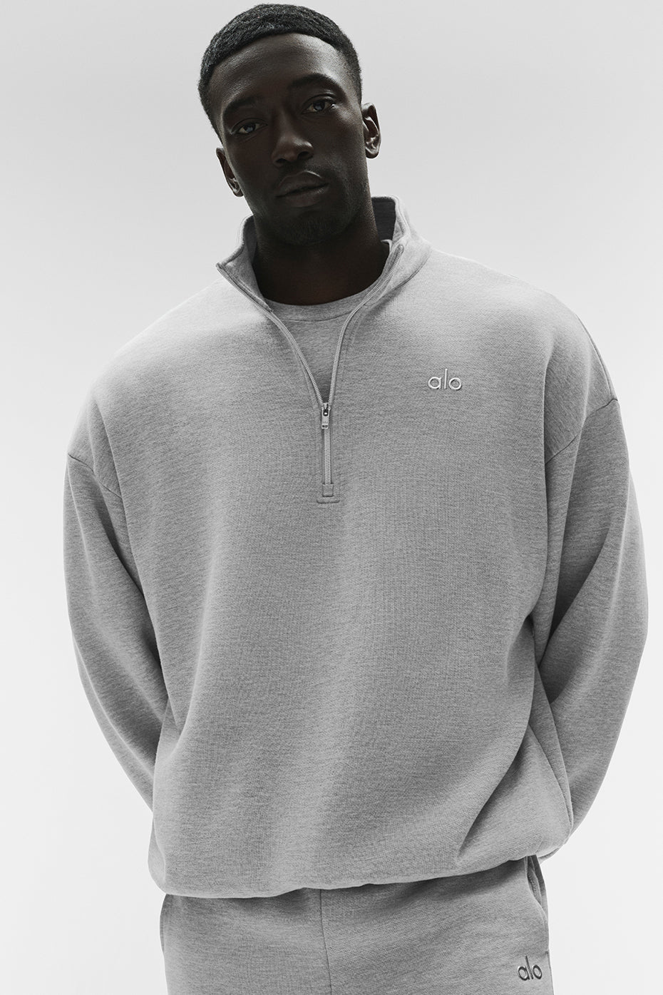 Alo Yoga Accolade Quarter Zip Pullover Sweatshirt - Multiple Colors Available